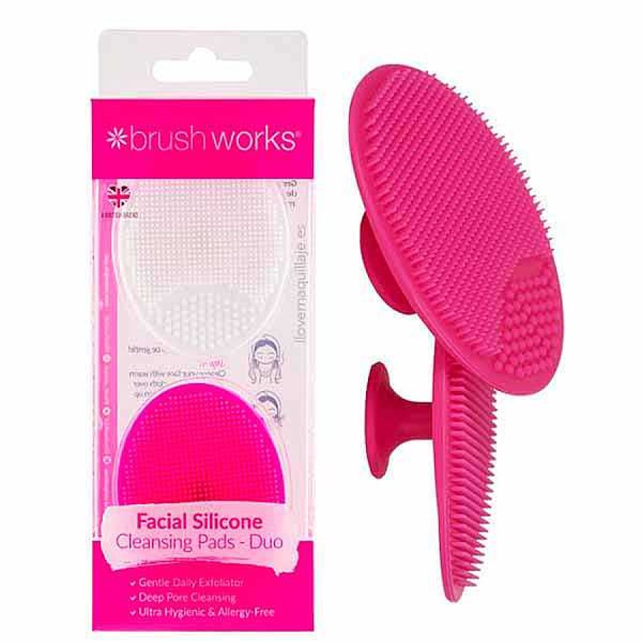 BrushWorks Brushworks Cepillo Facial De Silicona Pack Duo Cremas De D A