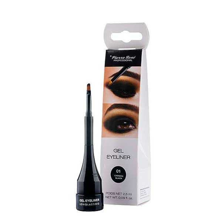 Pierre Rene Pierre Rene Eyeliner En Gel 01 Black Perfiladores De Ojos