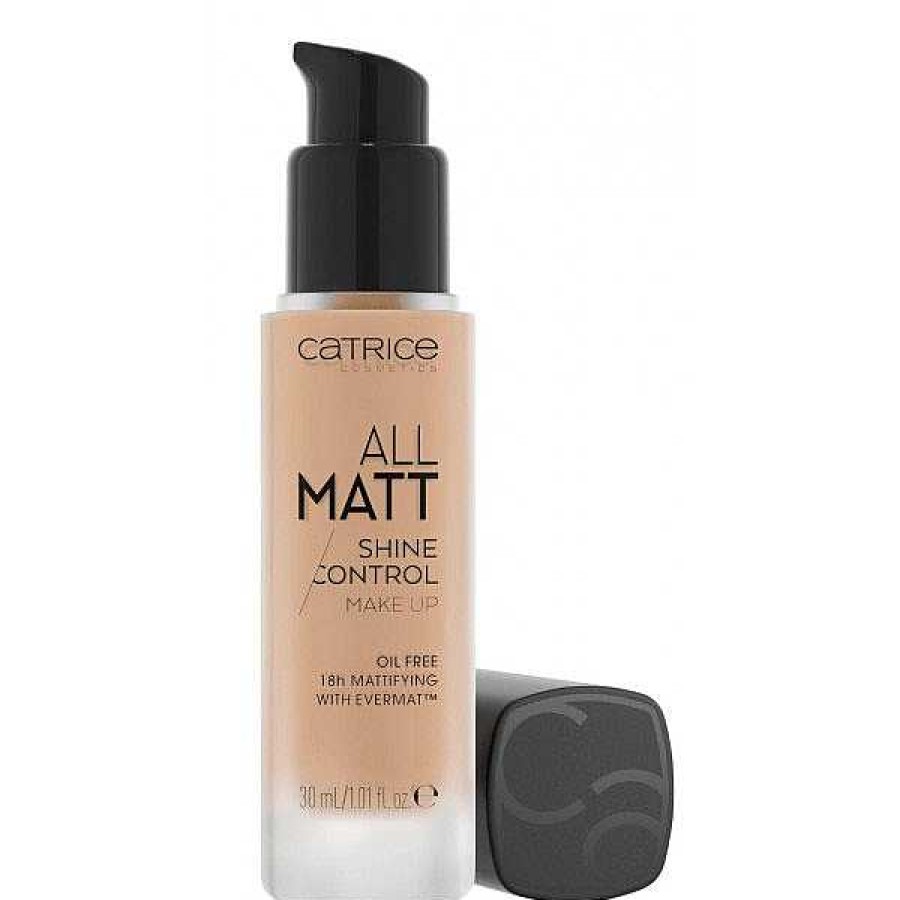 Catrice Catrice Base De Maquillaje All Matt Shine Control 027 Neutral Amber Beige Bases De Maquillaje