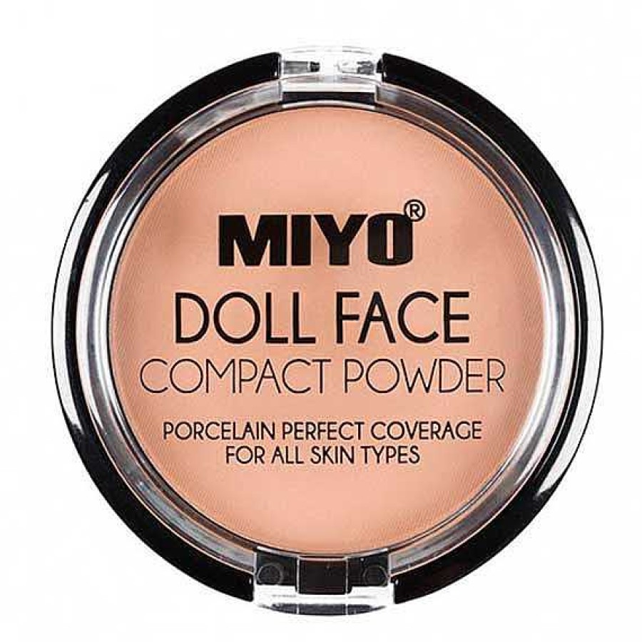 Miyo Miyo Polvo Compacto Doll Face 04 Camel Polvos Compactos