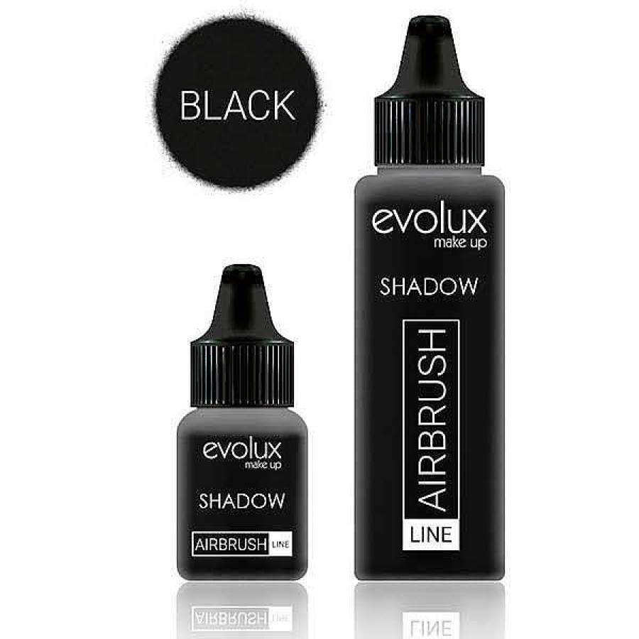 Evolux Evolux Airbrush Sombra Black Maquillaje Base Silicona