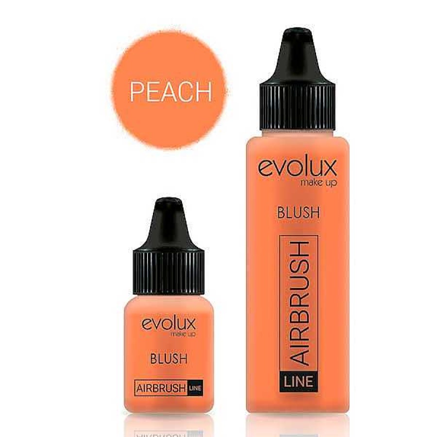 Evolux Evolux Airbrush Colorete Peach Maquillaje Base Silicona