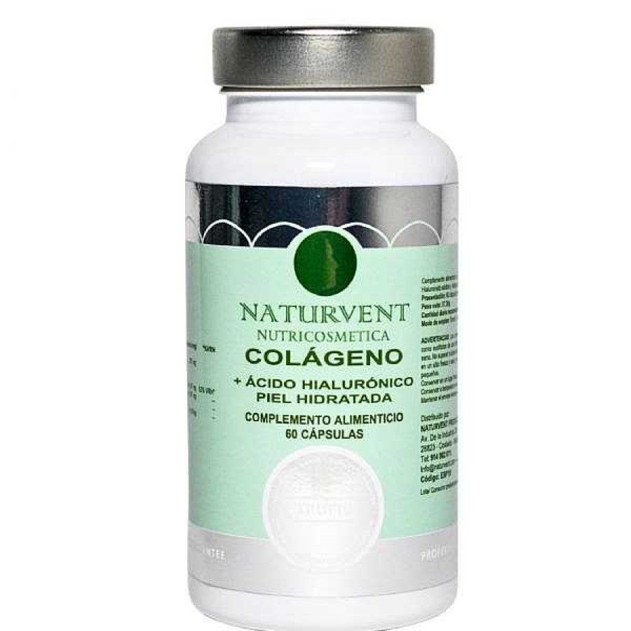 Naturvent Naturvent Col Geno Hidrolizado Con Cido Hialur Nico Y Vitamina C 60 C Psulas Suplementos Nutricionales