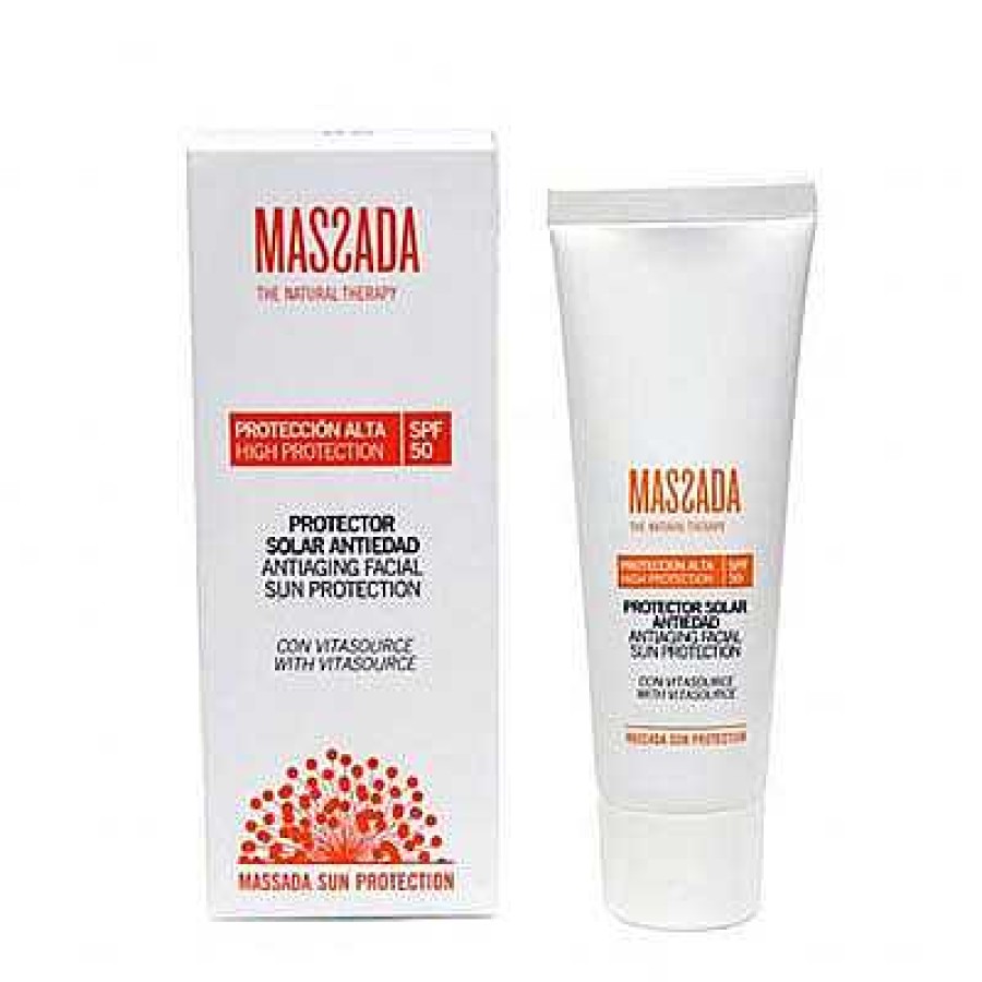 Massada Massada Protecci N Facial Solar Antiedad Spf 50 Protecci N Alta 50 Ml Tratamientos Espec Fcos