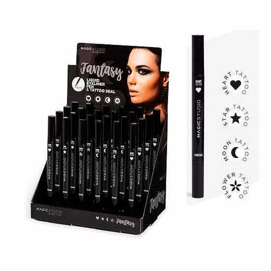 Magic Studio Magic Studio Eyeliner L Quido Doble Fantasy Tattoo Seal Perfiladores De Ojos