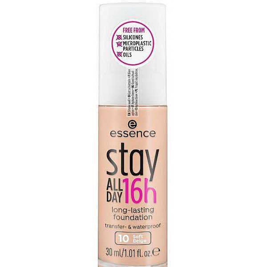 Essence Essence Maquillaje De Larga Duraci N Stay All Day 16 H 10 Soft Beige Bases De Maquillaje