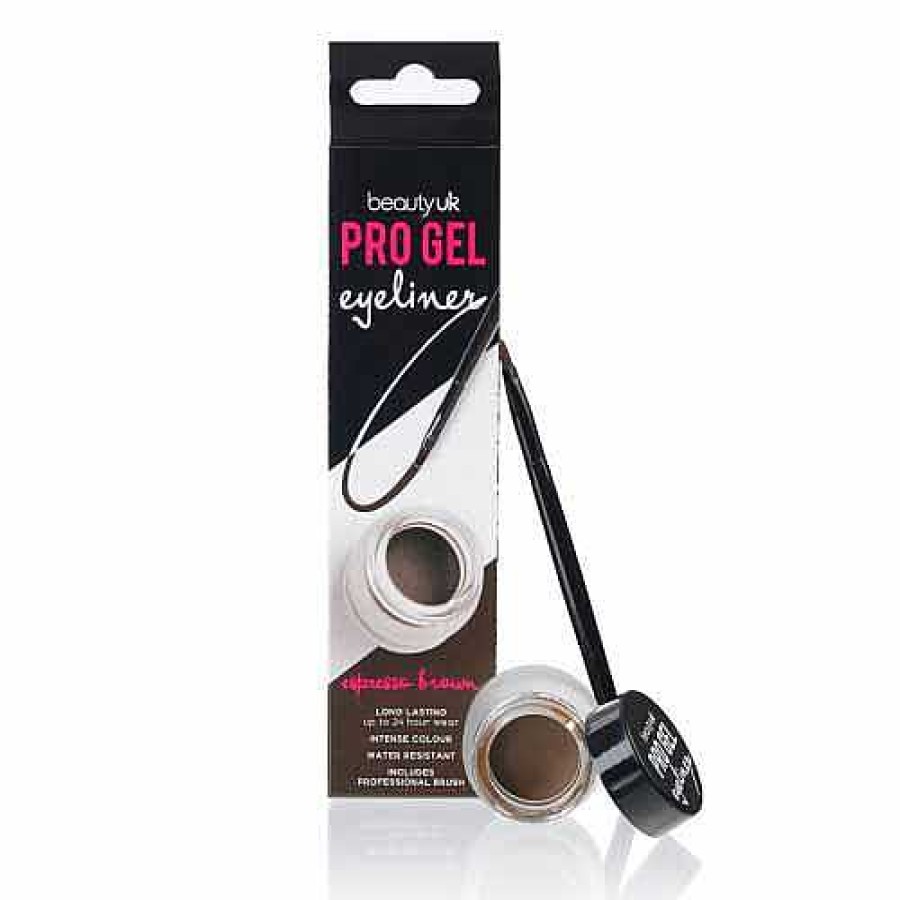 Beauty UK Beauty Uk Delineador De Ojos En Gel + Pincel Marr N Perfiladores De Ojos