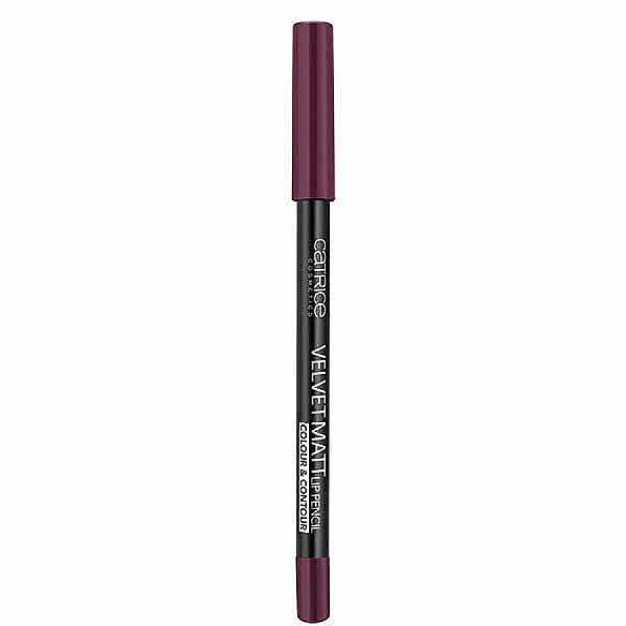 Catrice Catrice Perfilador De Labios Mate Velvet Matt Lip Pencil Colour & Contour 100 Tasty Aubergine Perfiladores De Labios