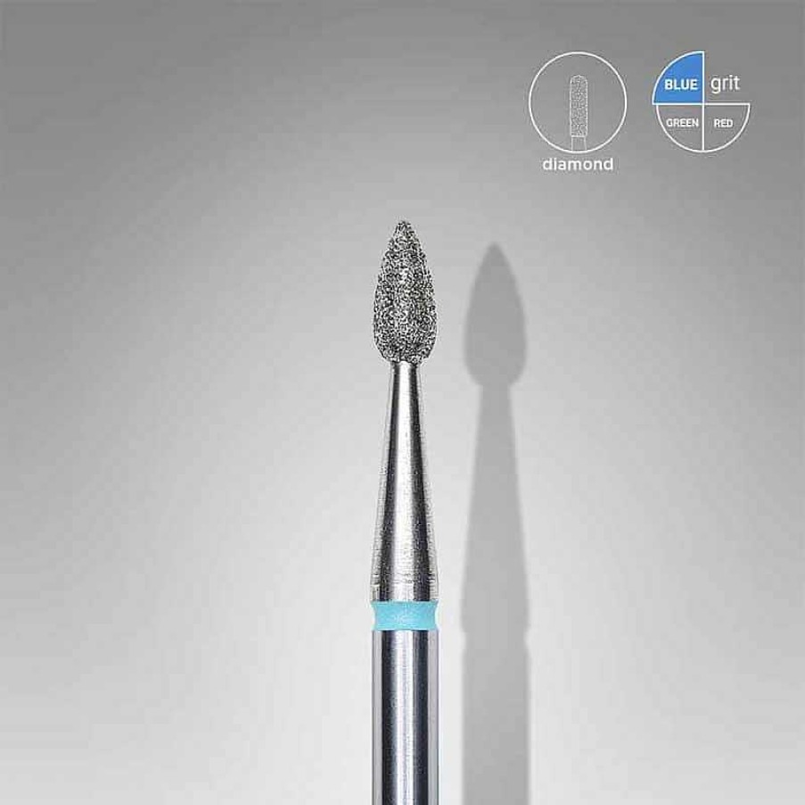 Staleks Staleks Pro Fresa Diamante Oliva Azul 23 Herramientas Manicura Y Pedicura