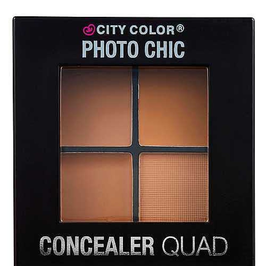 City Color City Color Paleta 4 Tonos Corrector Photo Chic Medium 2.1 Correctores