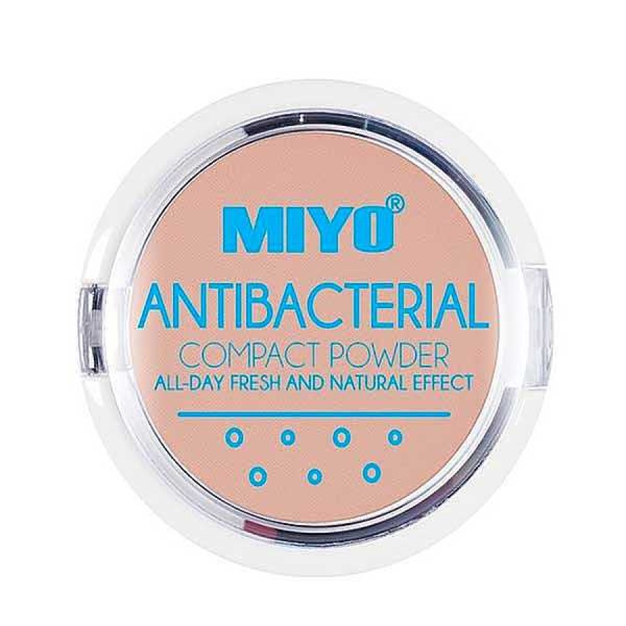 Miyo Miyo Polvos Compactos Antibacterial Con T Verde Polvos Compactos