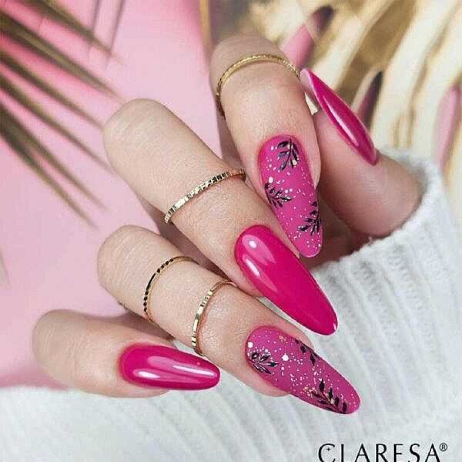 Claresa Claresa Top Coat Semipermanente Mate No Wipe Bubble Oro Bases Y Top Coats