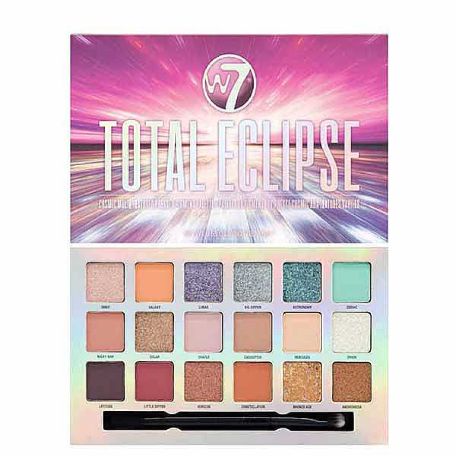 w7 W7 Paleta 18 Sombras Total Eclipse Paletas / Sombras De Ojos