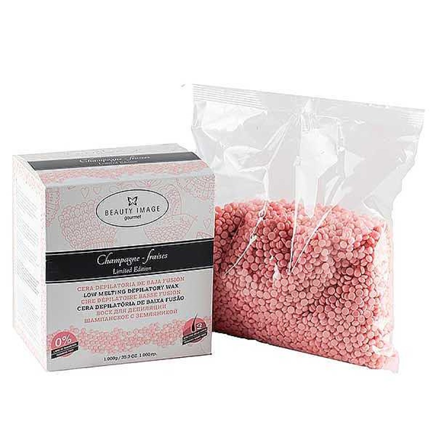 Beauty Image Beauty Image- Cera Depilatoria Perlas Champagne 1Kg Cera Caliente