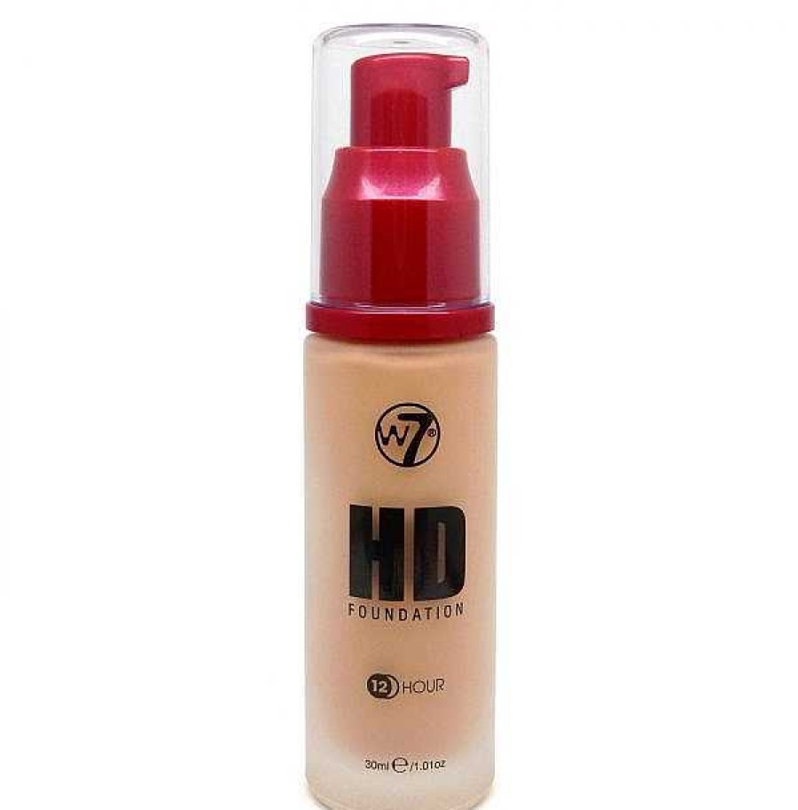 w7 W7 Base De Maquillaje Fluido Hd Natural Beige Bases De Maquillaje