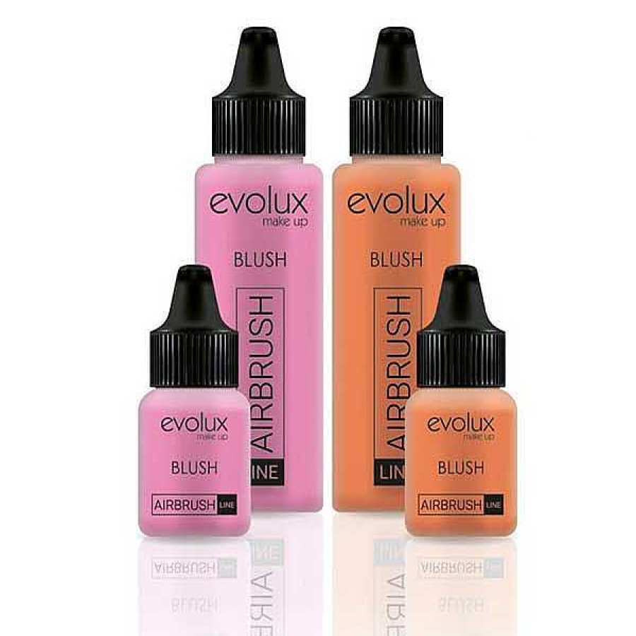 Evolux Evolux Airbrush Colorete Peach Maquillaje Base Silicona