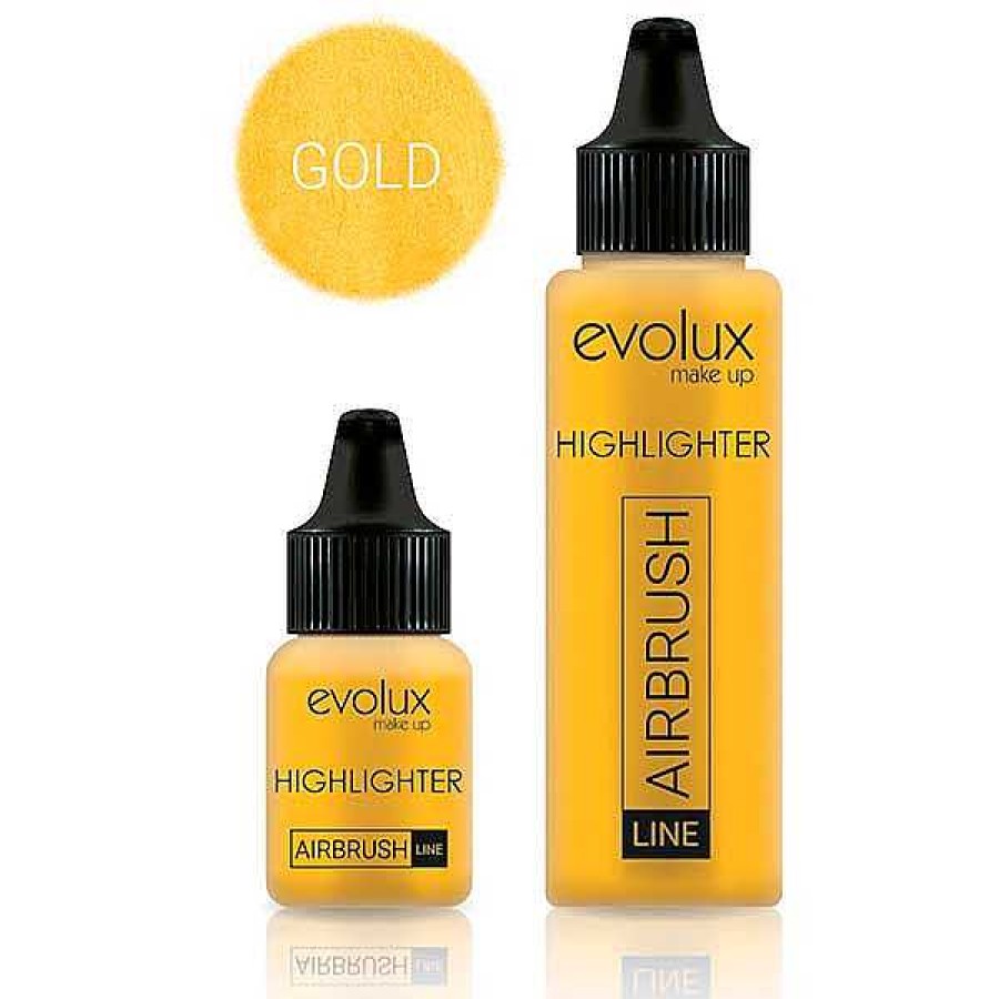 Evolux Evolux Airbrush Iluminador Gold Maquillaje Base Silicona