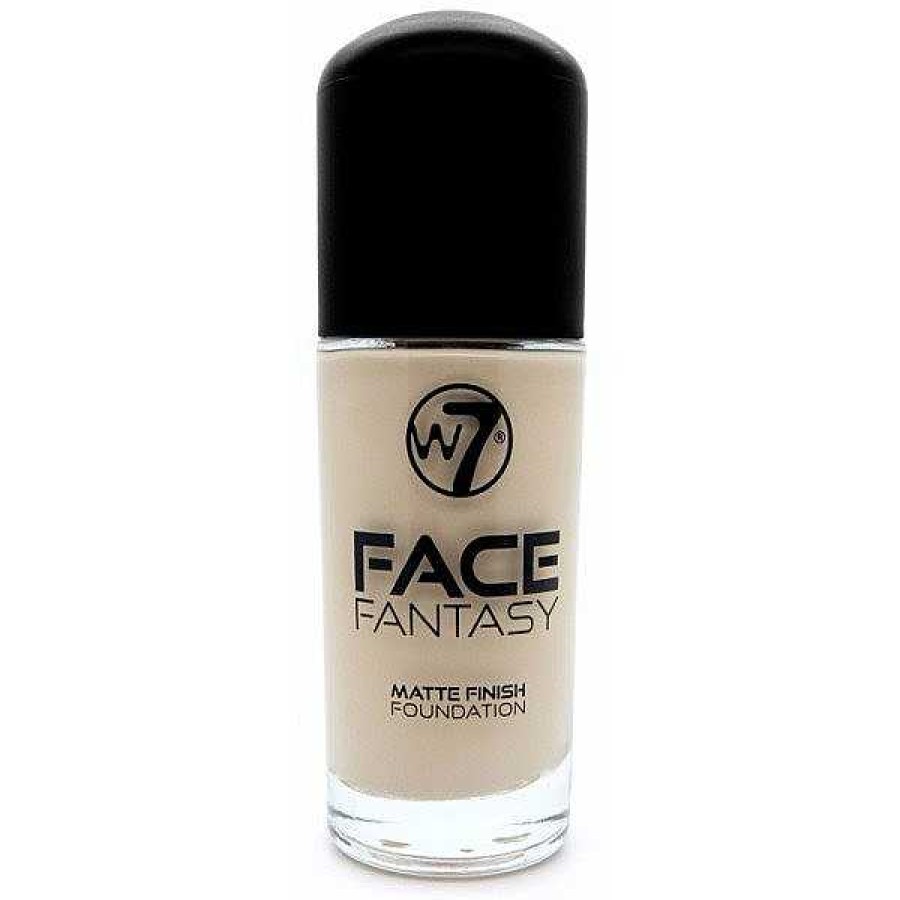 w7 W7 Base De Maquillaje Mate Face Fantasy Matte Finish Foundation Buff Bases De Maquillaje