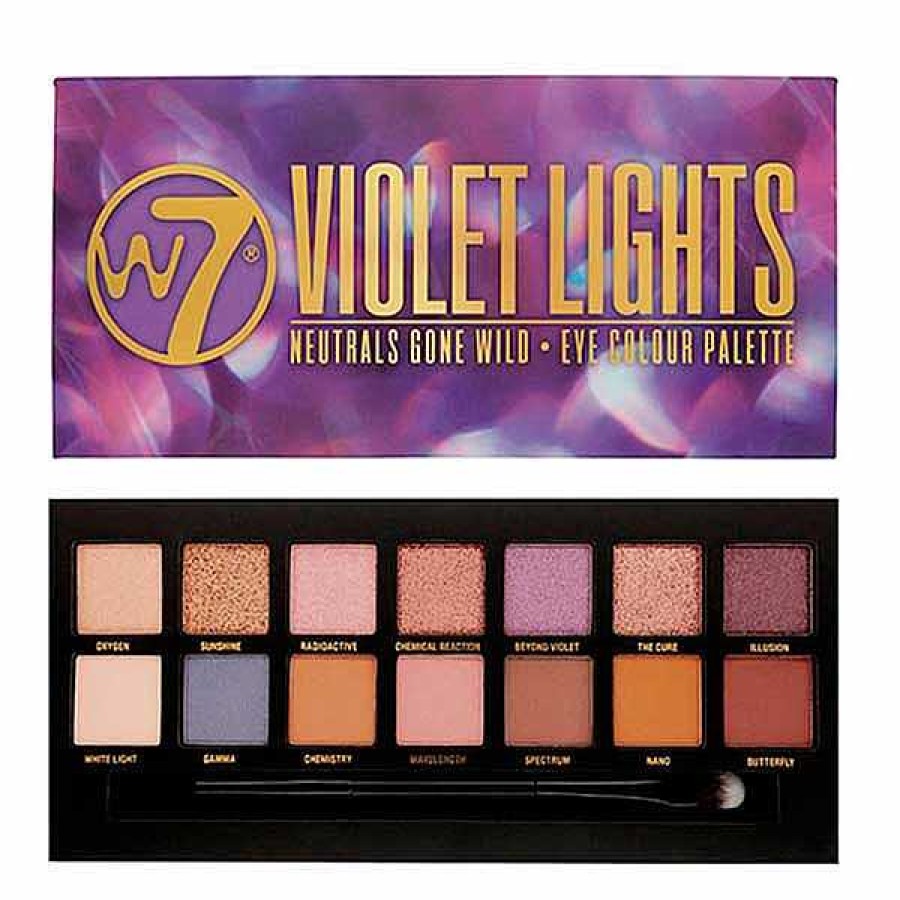 w7 W7 Paleta 14 Sombras Violet Lights Paletas / Sombras De Ojos