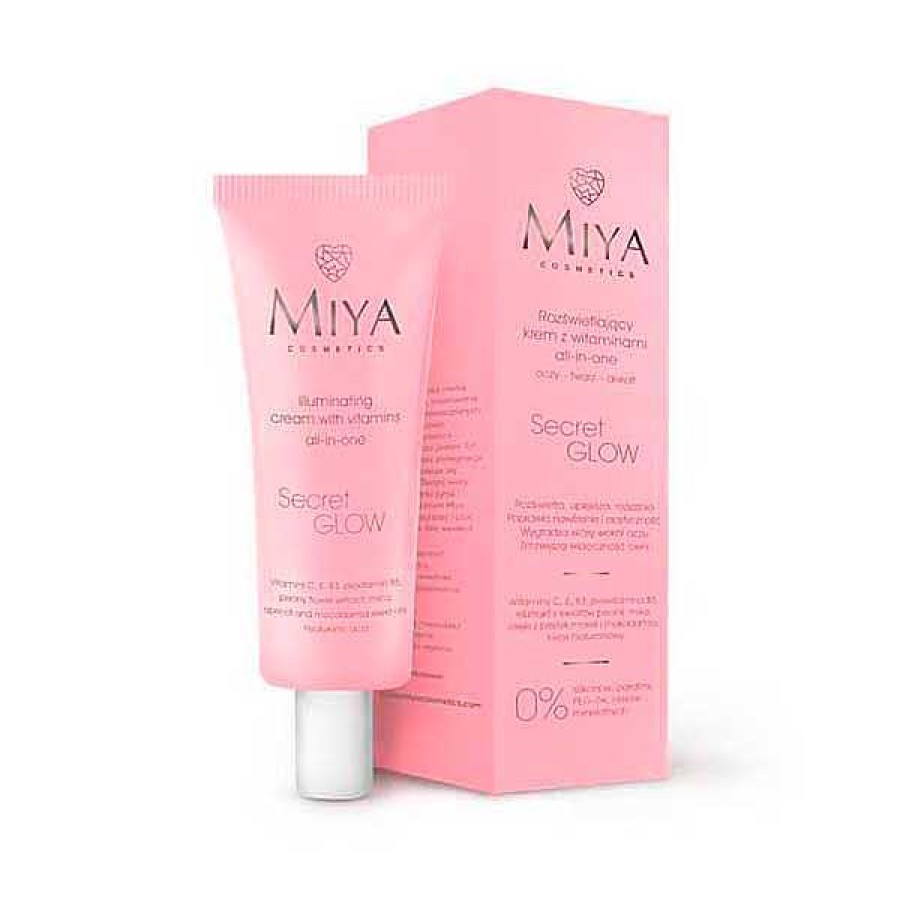 Miya Cosmetics Miya Crema Hidratante E Iluminadora Secretglow Cremas De D A