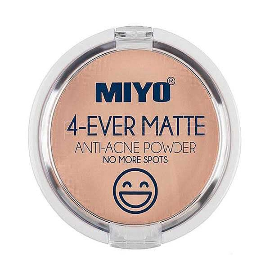 Miyo Miyo Polvos Matificantes 4-Ever Matte Con Aloe Vera Polvos Compactos