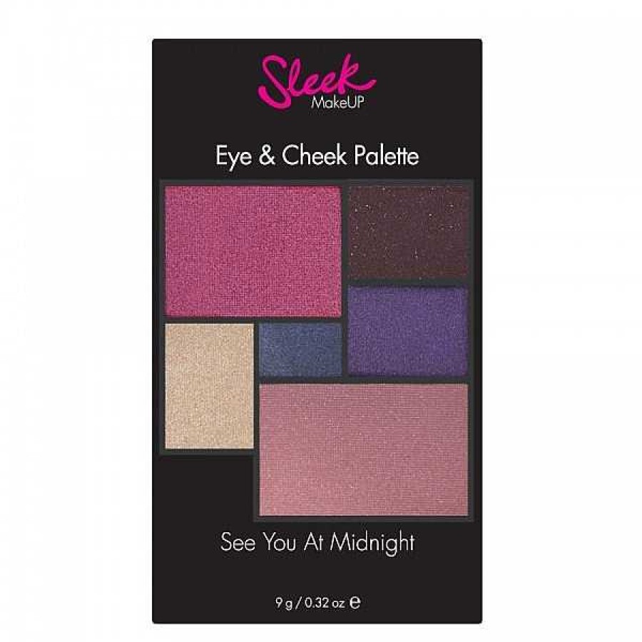 Sleek Sleek Paleta De Sombras Y Colorete Eye And Cheek See You At Midnight Coloretes