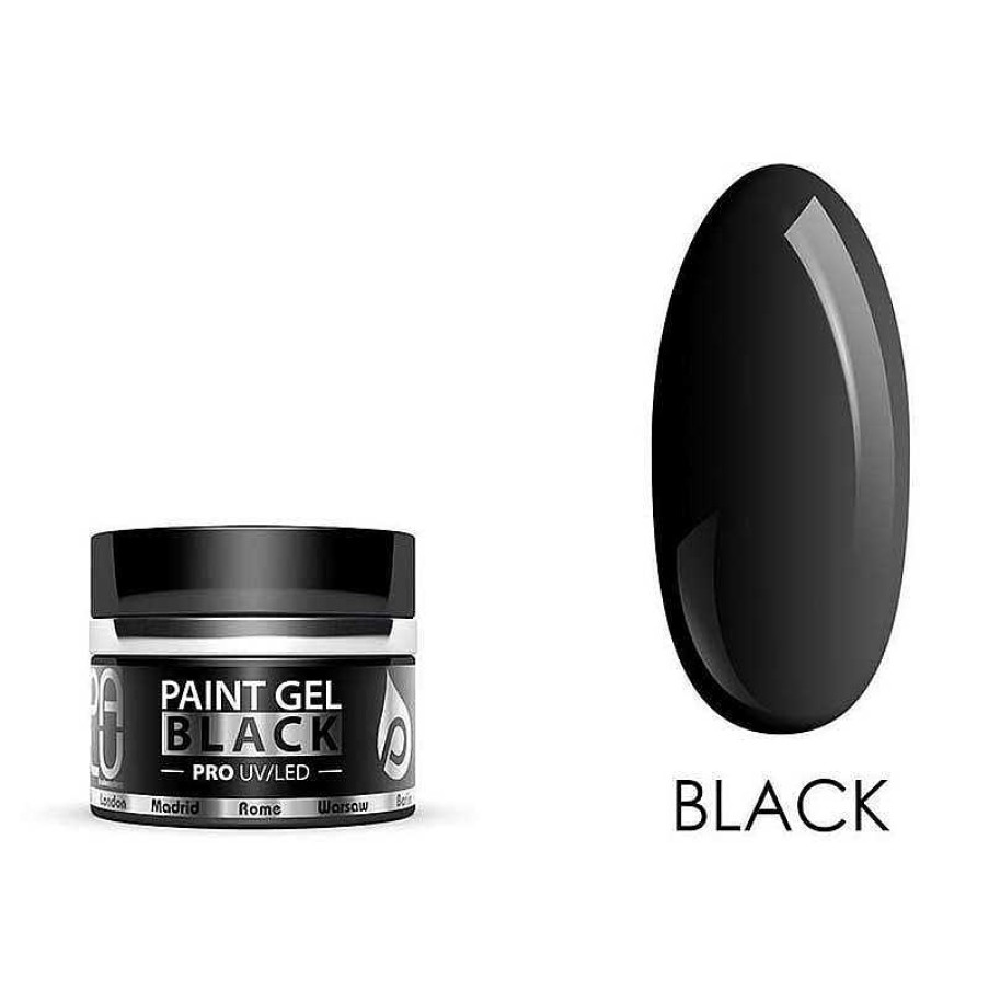 Palu Cosmetics Palu Paint Gel Negro Herramientas Manicura Y Pedicura