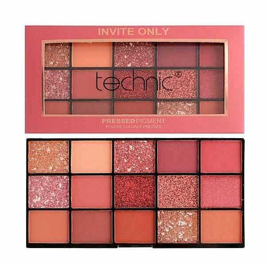 Technic Technic Paleta De Sombras Pressed Pigment Invite Only Paletas / Sombras De Ojos