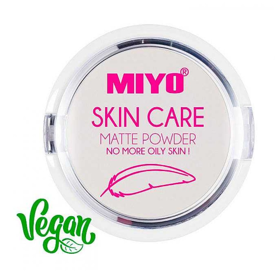 Miyo Miyo Polvos Matificantes Skin Care Pieles Grasas Polvos Compactos