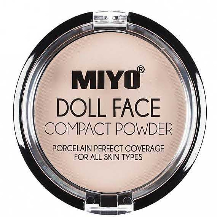 Miyo Miyo Polvo Compacto Doll Face 01 Vainilla Polvos Compactos