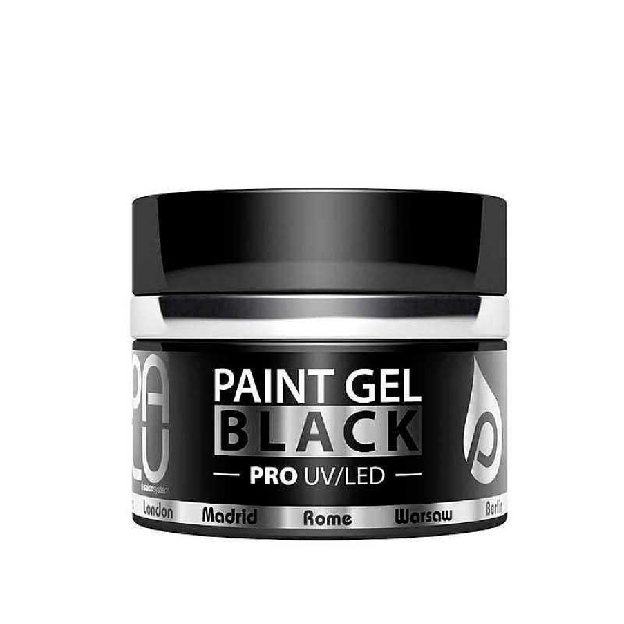 Palu Cosmetics Palu Paint Gel Negro Herramientas Manicura Y Pedicura