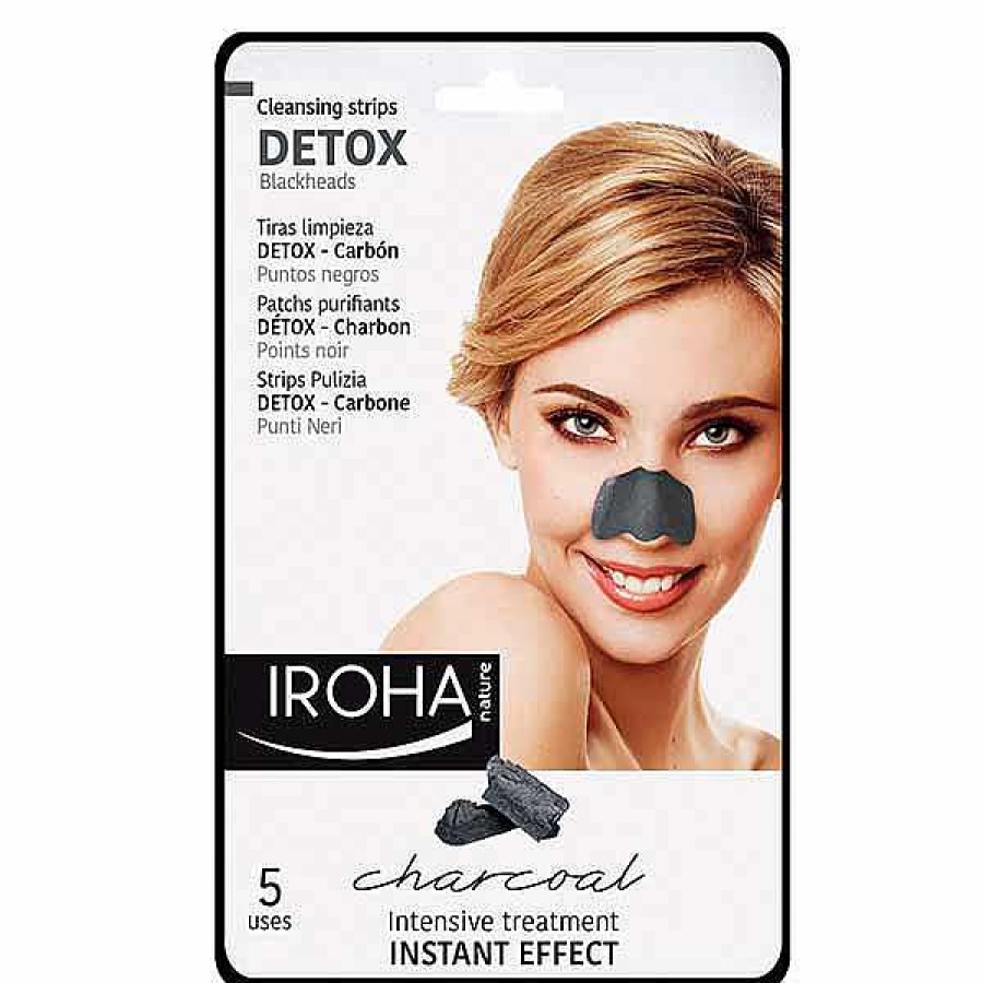 IROHA Nature Iroha Nature Tiras Limpieza Puntos Negros Nariz Mascarillas Faciales