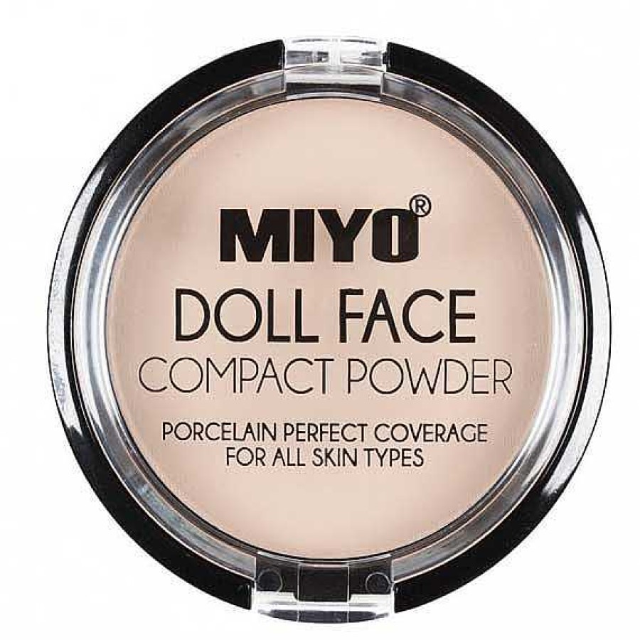 Miyo Miyo Polvo Compacto Doll Face 02 Cream Polvos Compactos