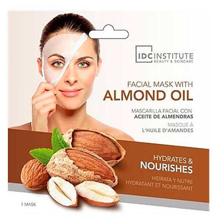 IDC Institute Idc Institute Mascarilla Facial Con Aceite De Almendra Mascarillas Faciales