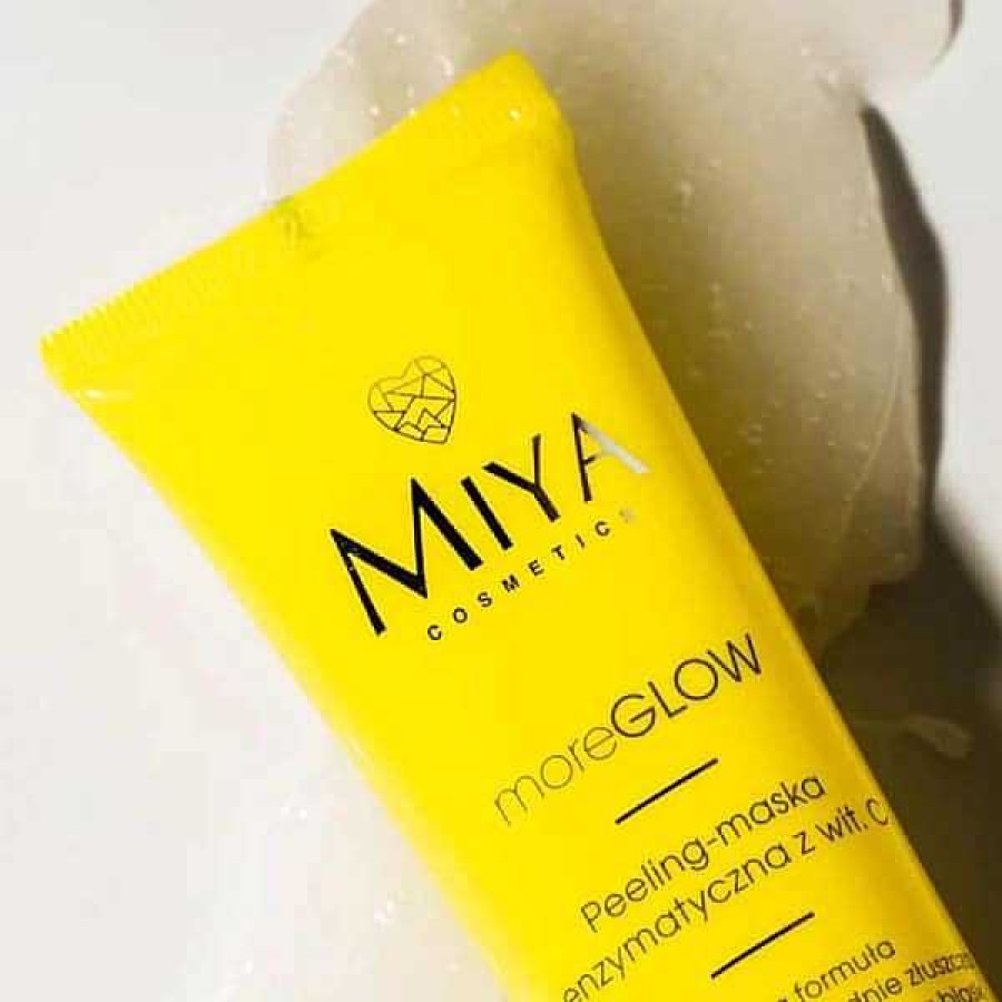 Miya Cosmetics Miya Peeling Enzim Tico Con Vitamina C Moreglow Limpiadores Faciales