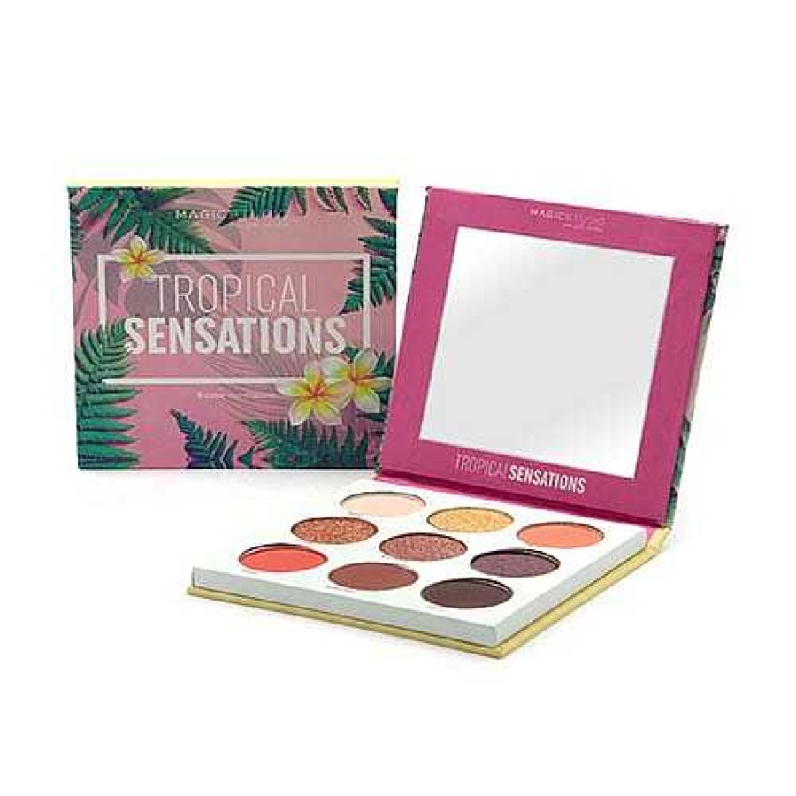 Magic Studio Idc Color Paleta 9 Tonos Sombra Tropical Sensation Pink Paletas / Sombras De Ojos