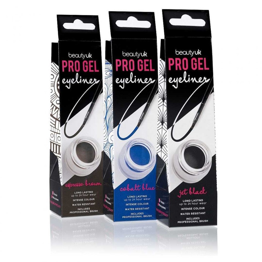 Beauty UK Beauty Uk Delineador De Ojos En Gel + Pincel Marr N Perfiladores De Ojos