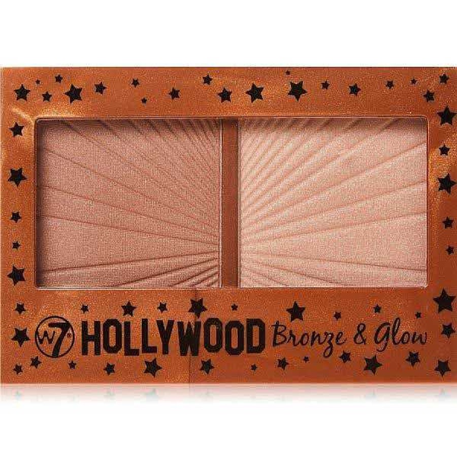 w7 W7 D O De Bronceador E Iluminador Hollywood Bronze & Glow Iluminadores