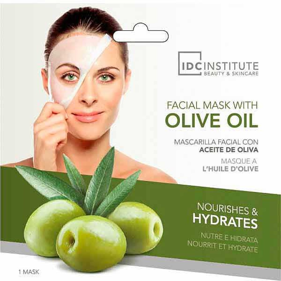 IDC Institute Idc Institute Mascarilla Facial Con Aceite De Oliva Mascarillas Faciales