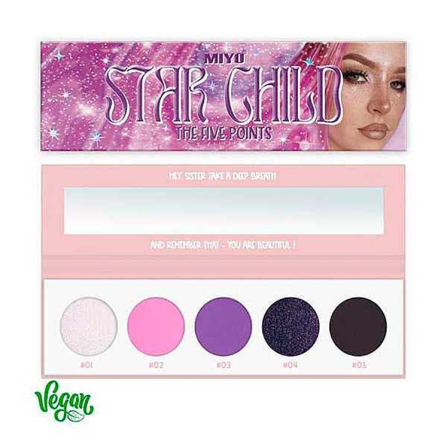 Miyo Miyo Paleta De 5 Sombras Five Points 31 Star Chid Paletas / Sombras De Ojos