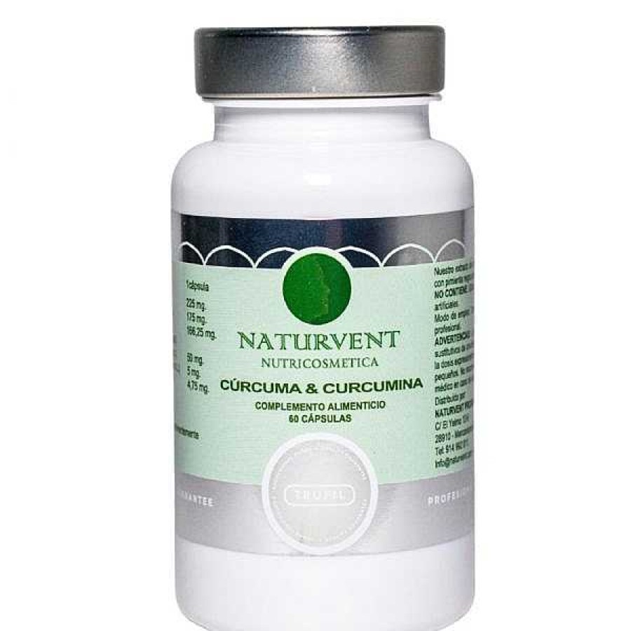 Naturvent Naturvent C Rcuma & Curcumina Potente Antinflamatorio Cutaneo Suplementos Nutricionales