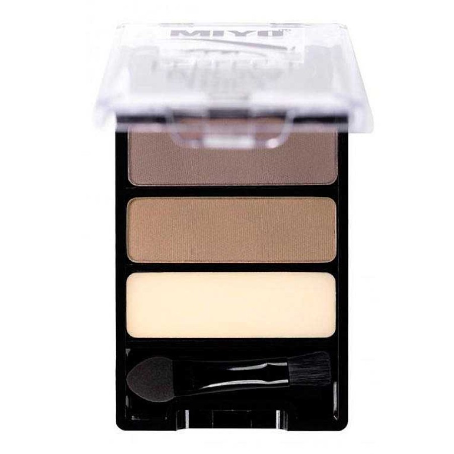 Miyo Miyo Paleta De Cejas Perfect Brow Trio 01 Be Like Gwen Productos Para Cejas