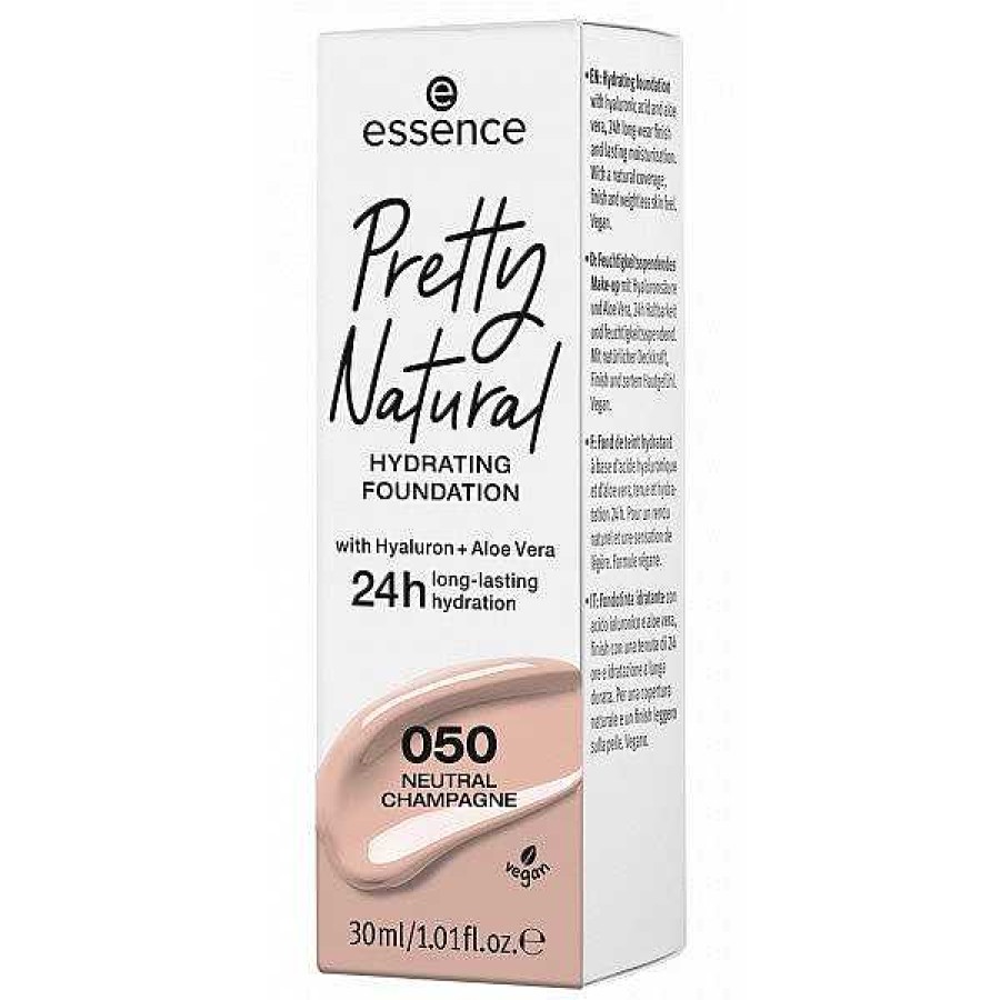 Essence Essence Base De Maquillaje Pretty Natural Hydrating 050 Neutral Champagne Bases De Maquillaje