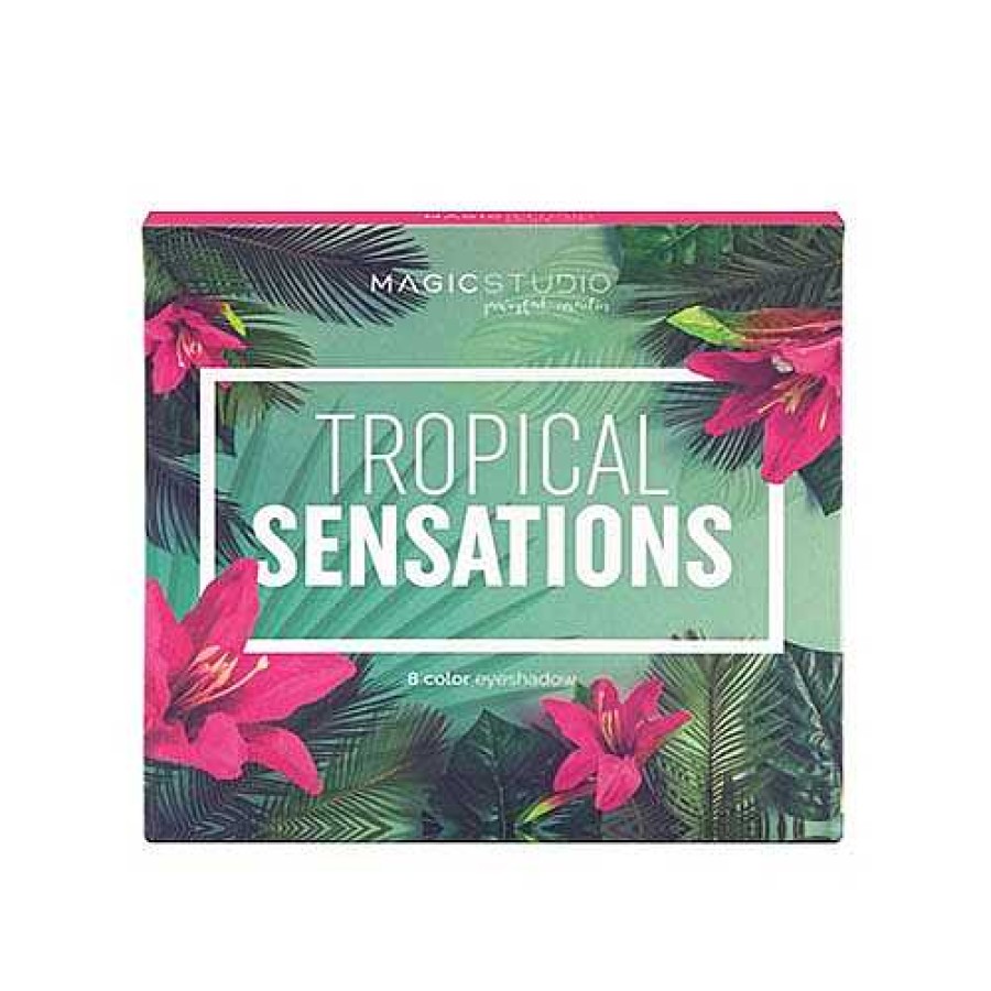 Magic Studio Idc Color Paleta 9 Tonos Sombra Tropical Sensation Green Paletas / Sombras De Ojos