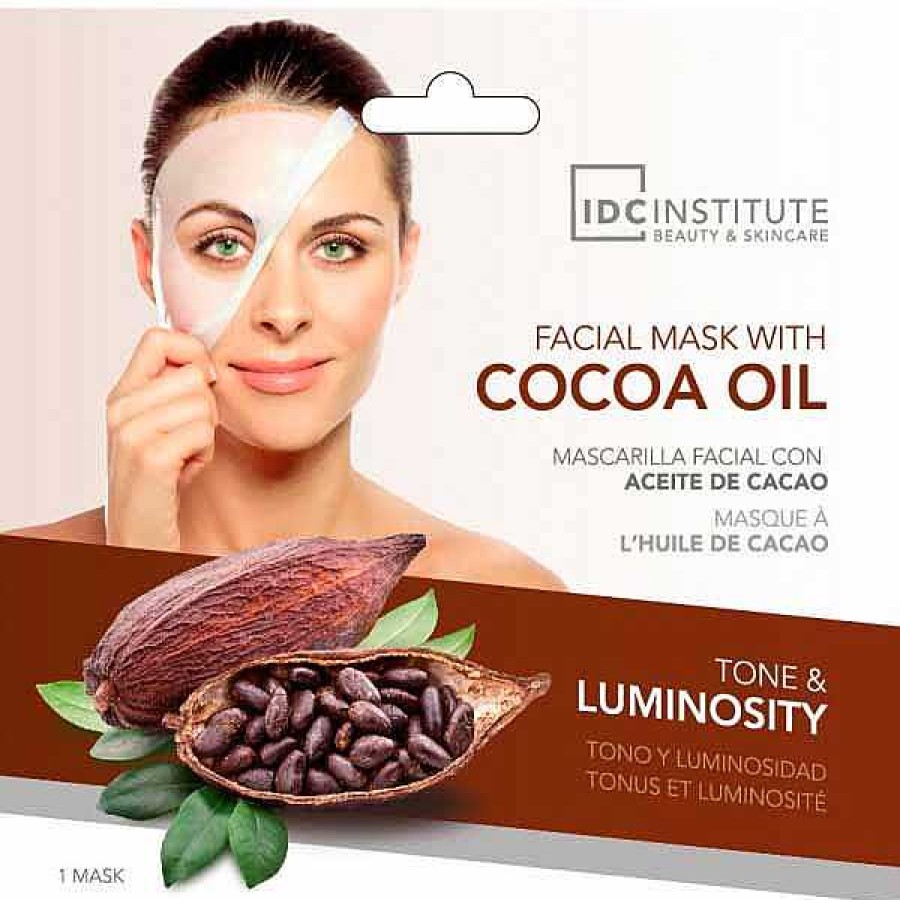 IDC Institute Idc Institute Mascarilla Facial Con Aceite De Cacao Mascarillas Faciales