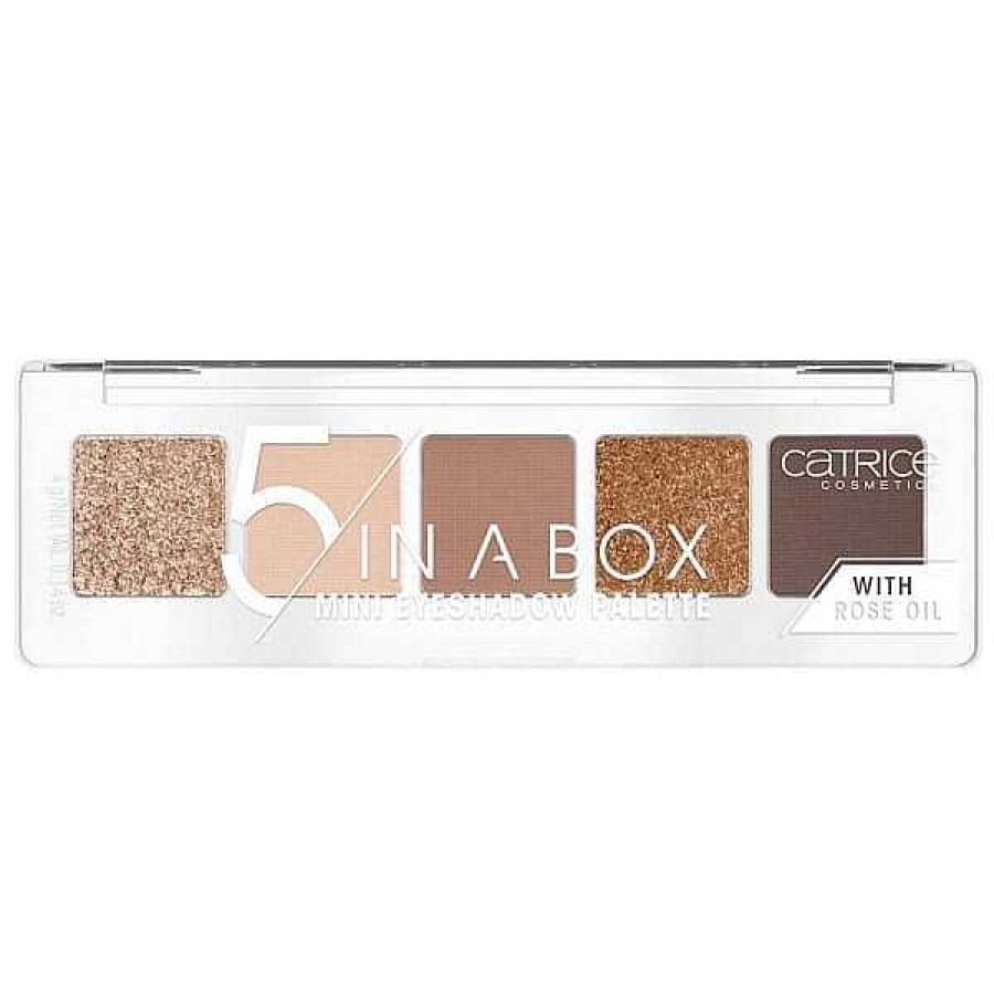 Catrice Catrice Paleta De Sombras De Ojos Mini 5 In A Box 010 Golden Nude Look Paletas / Sombras De Ojos