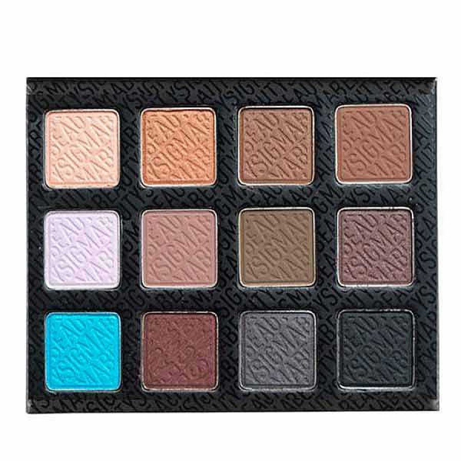 Sigma Beauty Maquillaje Sigma Beauty Born To Be Collection Paleta De 12 Tonos Smoke Screen Paletas / Sombras De Ojos