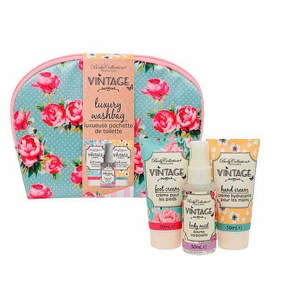 Body Collection Body Collection Neceser Con Productos De Aseo Vintage Luxury Wash Crema De Manos