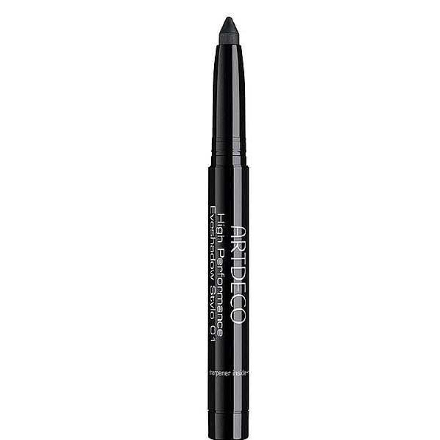 Artdeco Artdeco High Performance Eyeshadow Stylo 01 Black Paletas / Sombras De Ojos