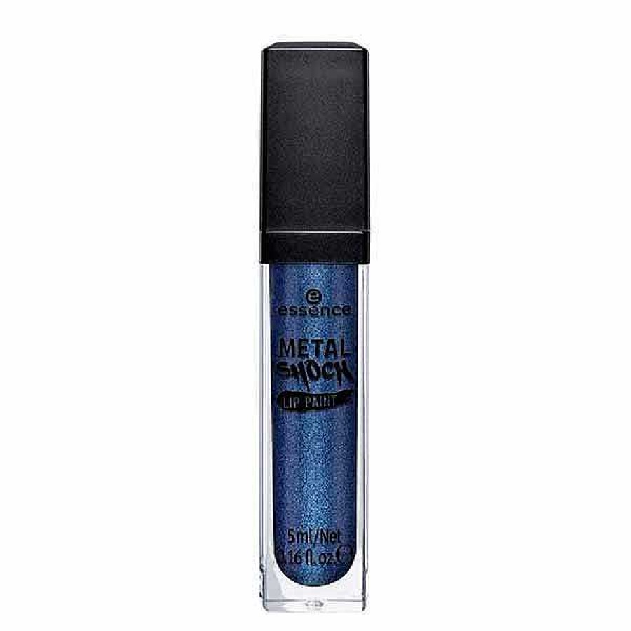 Essence Essence Labial L Quido Metal Shock 01 Belladonna Barras De Labios